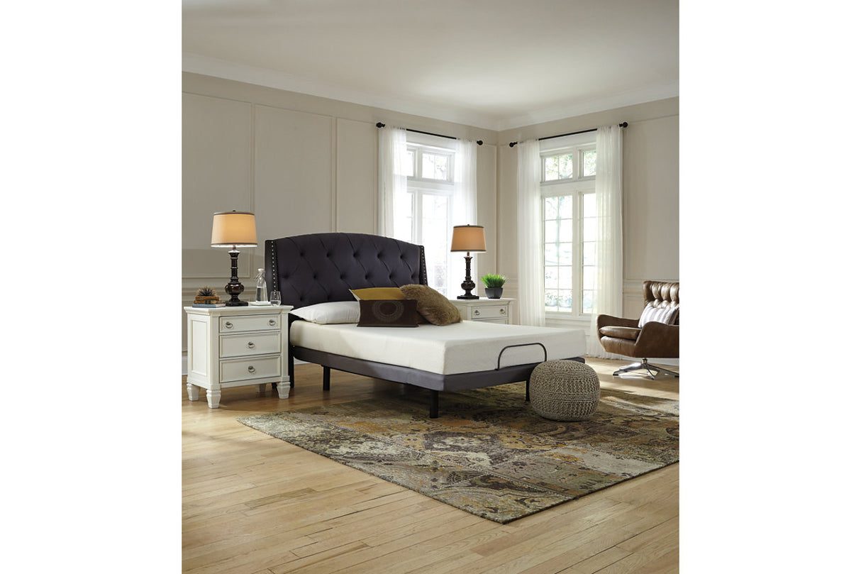 Chime 8 Inch Memory Foam White Queen Mattress in a Box from Ashley - Luna Furniture