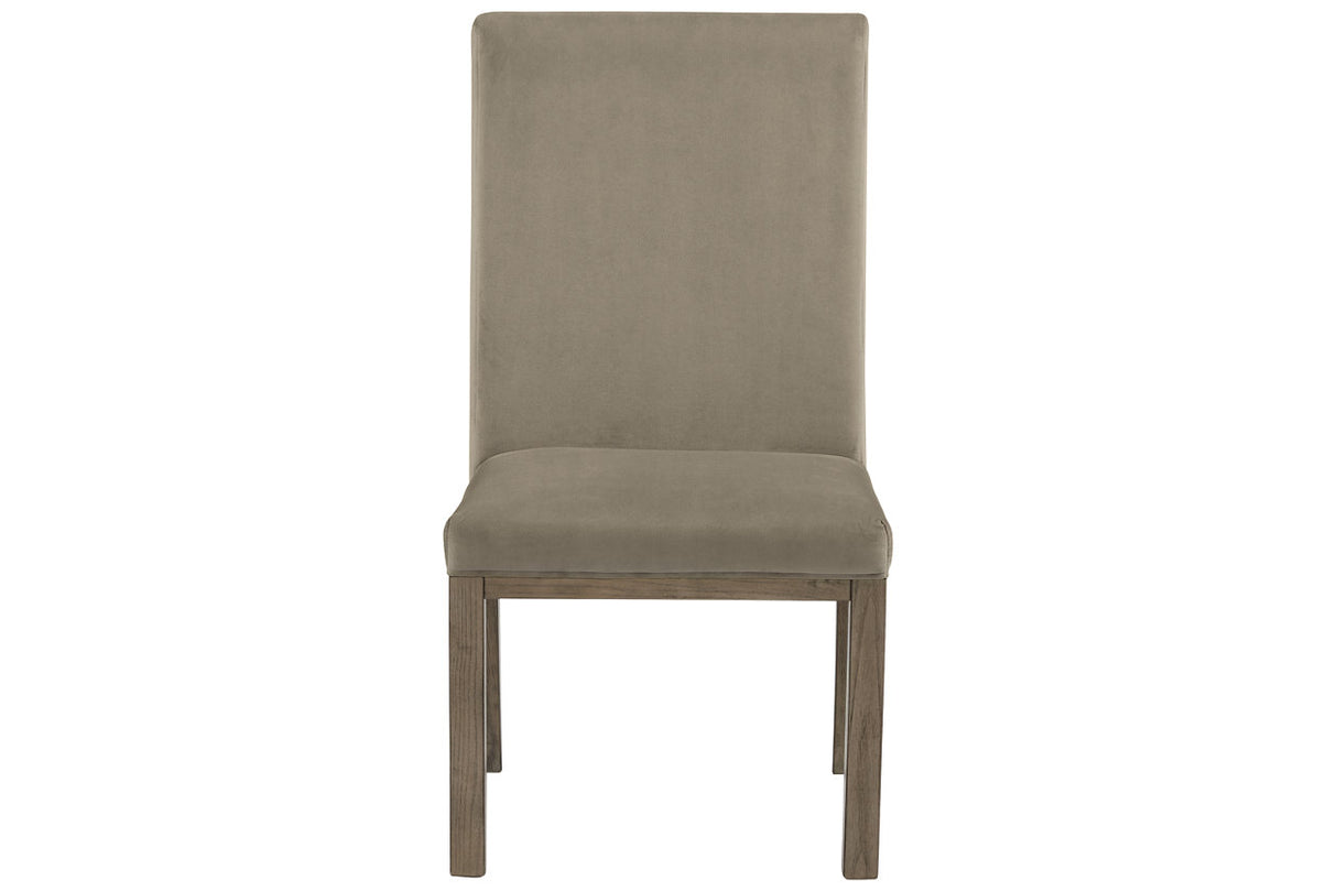 Chrestner Gray Dining Chair, Set of 2 from Ashley - Luna Furniture