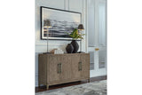 Chrestner Gray Dining Server from Ashley Furniture - Luna Furniture