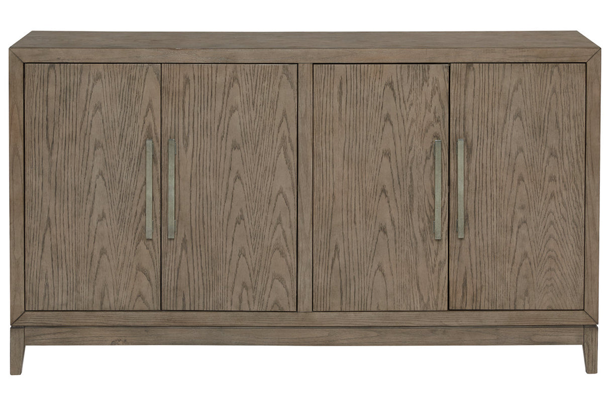 Chrestner Gray Dining Server from Ashley Furniture - Luna Furniture