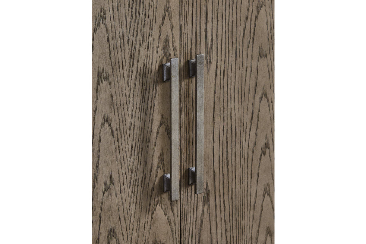 Chrestner Gray Dining Server from Ashley Furniture - Luna Furniture
