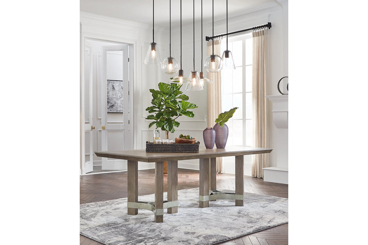 Chrestner Gray Dining Table from Ashley Furniture - Luna Furniture