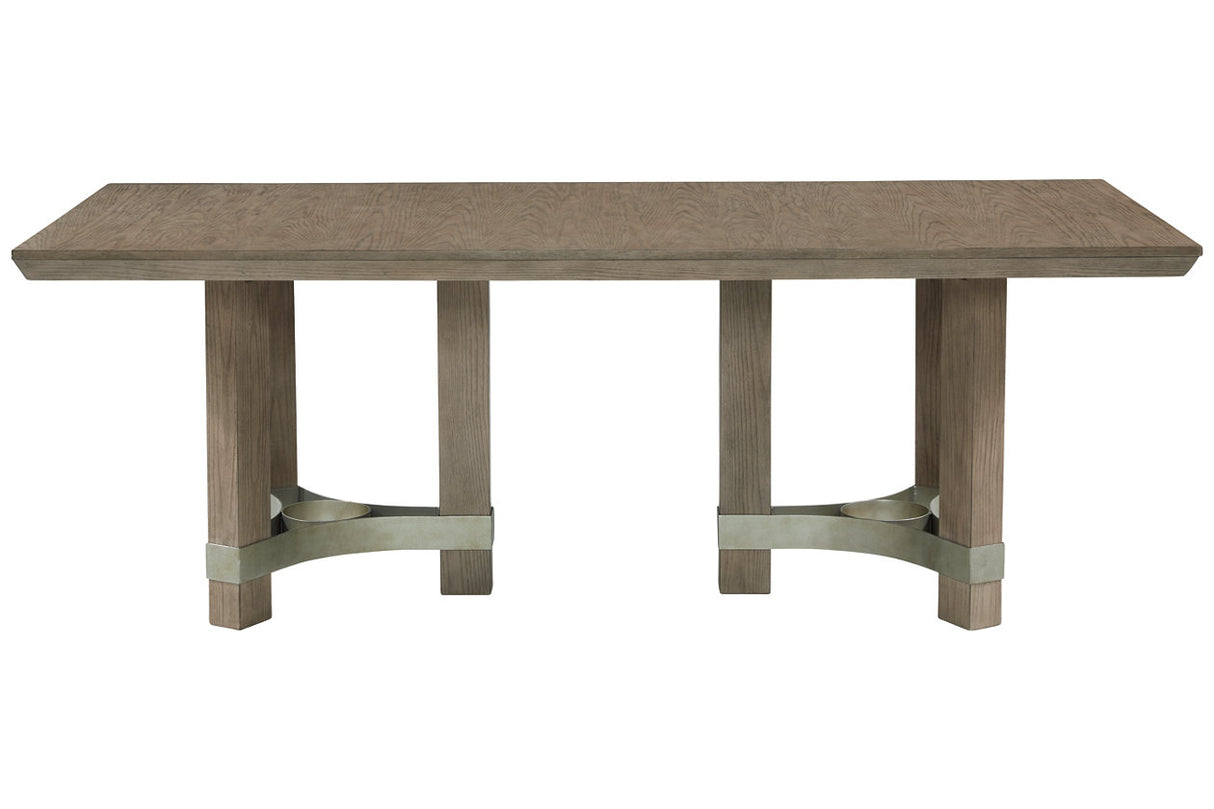 Chrestner Gray Dining Table from Ashley Furniture - Luna Furniture