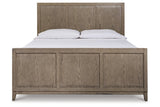 Chrestner Gray King Panel Bed from Ashley - Luna Furniture