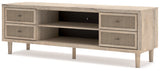 Cielden Two-tone 62" TV Stand from Ashley - Luna Furniture