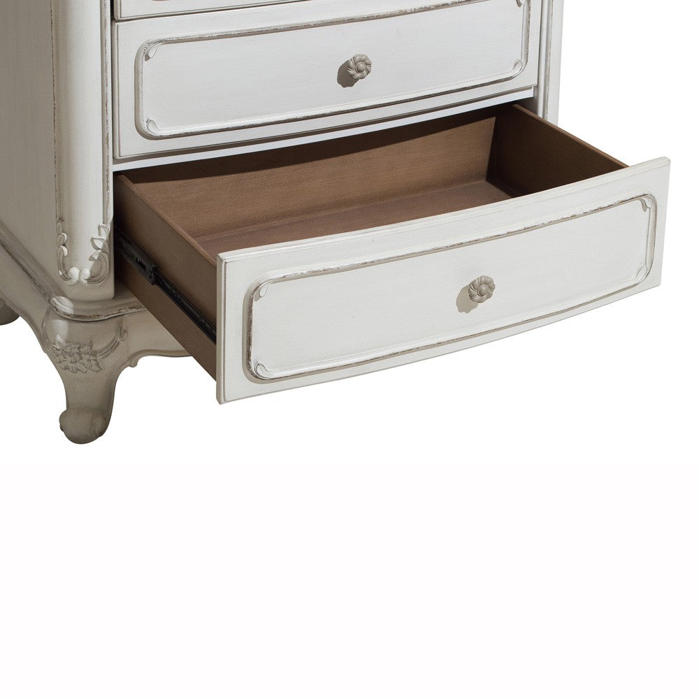 Homelegance Cinderella Antique White Chest - Luna Furniture