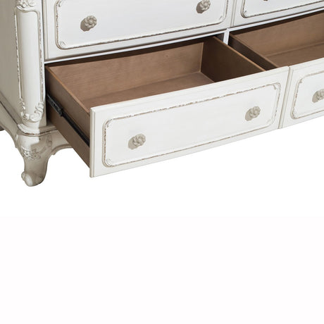 Cinderella Antique White Dresser from Homelegance - Luna Furniture
