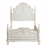 Cinderella Antique White Twin Poster Bed from Homelegance - Luna Furniture
