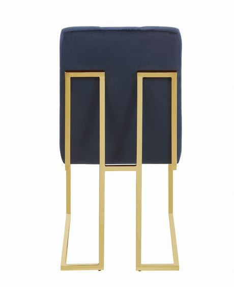 Cisco Ink Blue Tufted Back Side Chairs, Set of 2 from Coaster - Luna Furniture