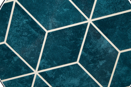 Clairbelle Teal Accent Table from Ashley - Luna Furniture