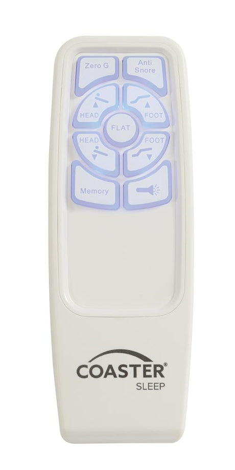 Clara Gray and Black California King Adjustable Bed Base from Coaster - Luna Furniture