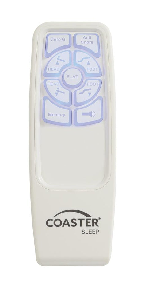 Clara Gray and Black Full Adjustable Bed Base from Coaster - Luna Furniture