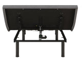 Clara Gray and Black Queen Adjustable Bed Base from Coaster - Luna Furniture