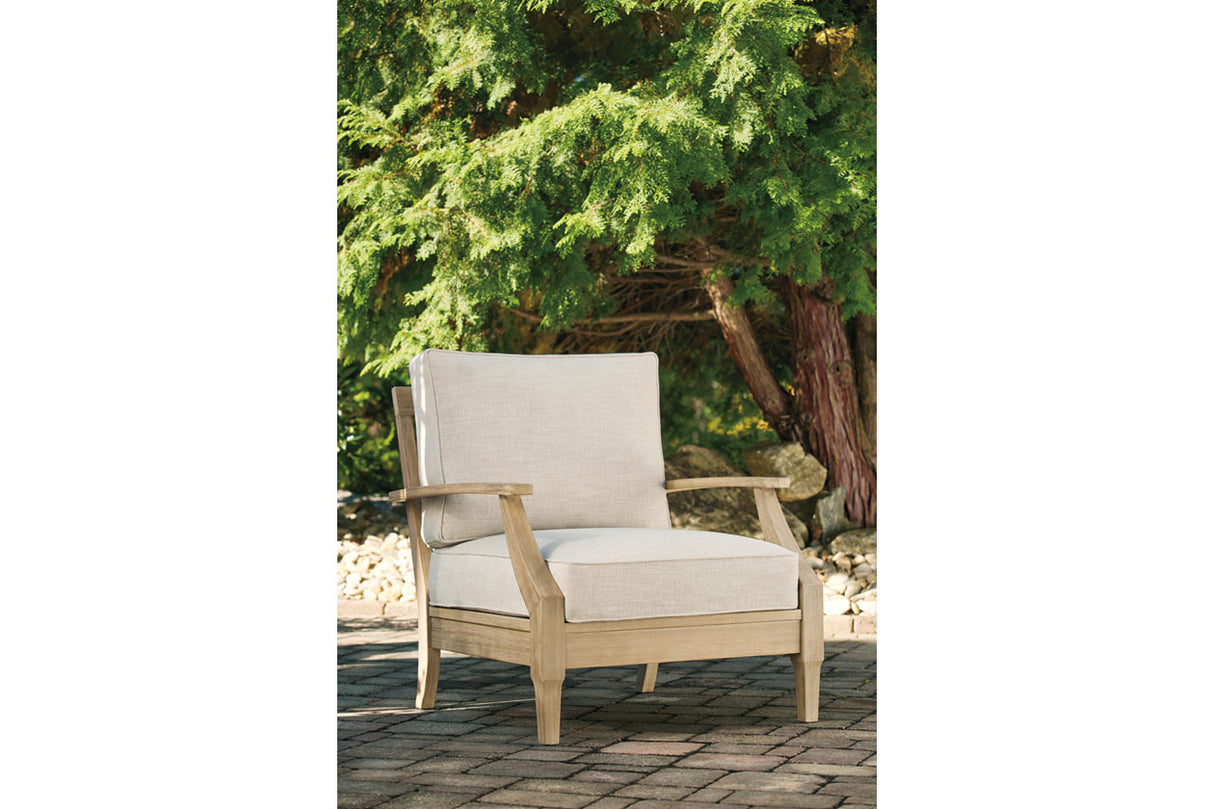 Clare View Beige Lounge Chair with Cushion from Ashley - Luna Furniture