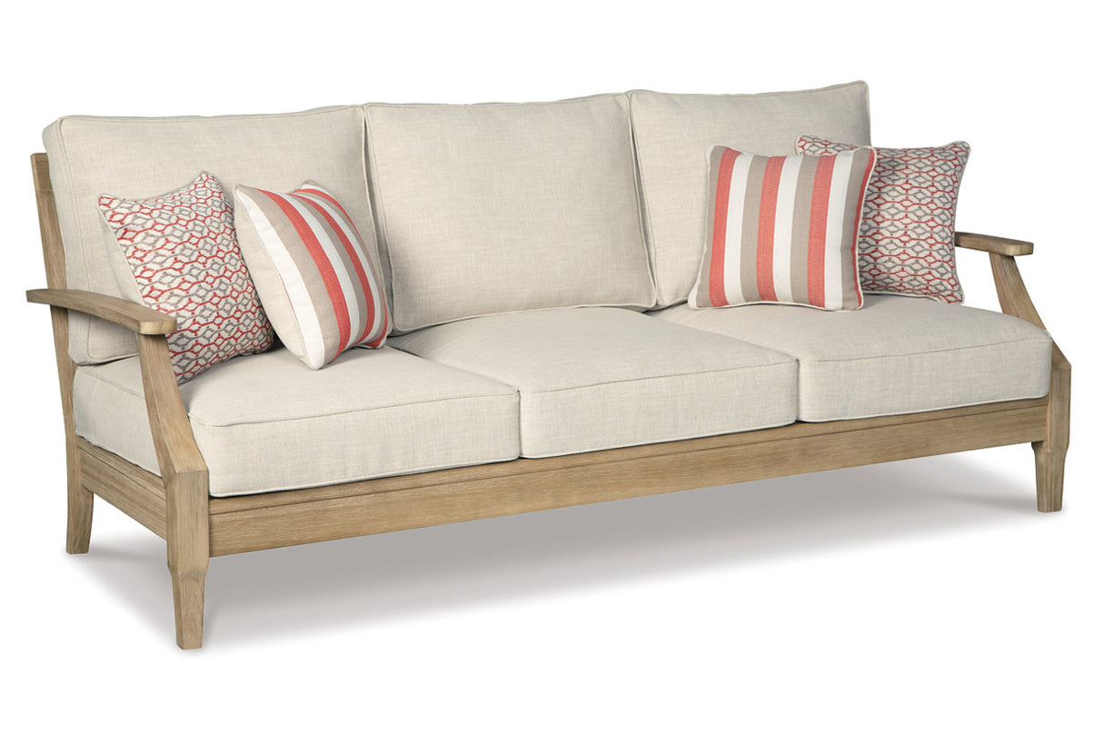 Clare View Beige Sofa with Cushion from Ashley - Luna Furniture