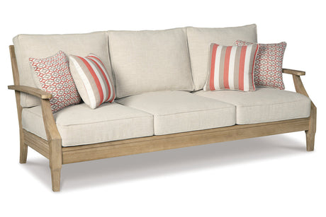 Clare View Beige Sofa with Cushion from Ashley - Luna Furniture