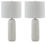 Clarkland White Table Lamp from Ashley - Luna Furniture