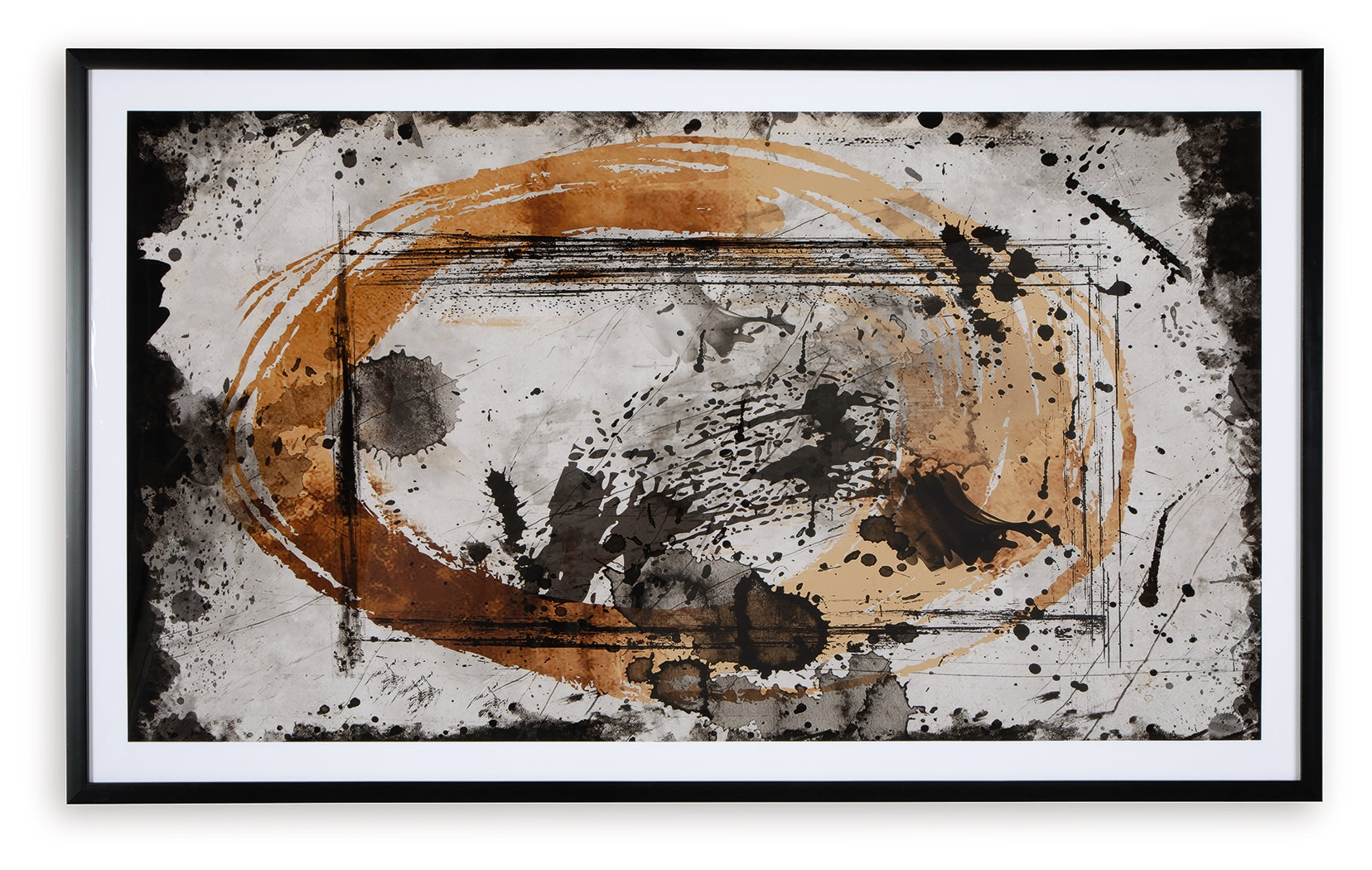 Ashley Clefting Black/Caramel/Tan Wall Art - Luna Furniture