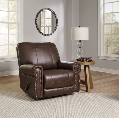 Colleton Dark Brown Recliner from Ashley - Luna Furniture
