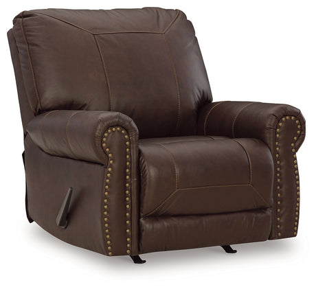 Colleton Dark Brown Recliner from Ashley - Luna Furniture