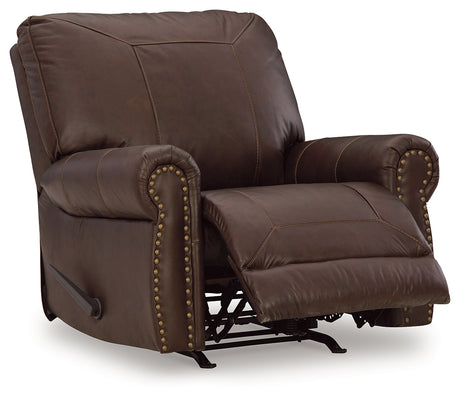 Colleton Dark Brown Recliner from Ashley - Luna Furniture