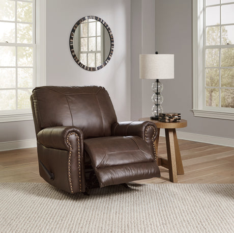 Colleton Dark Brown Recliner from Ashley - Luna Furniture