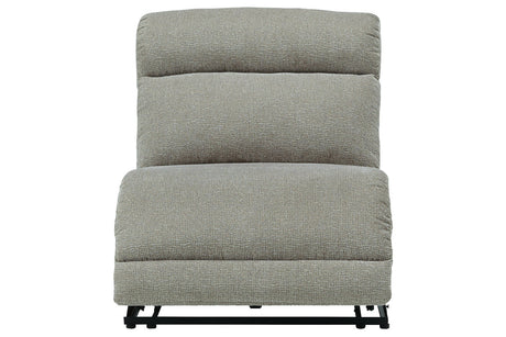 Colleyville Stone Armless Power Recliner from Ashley - Luna Furniture