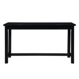 Connected Black 4-Piece Counter Height Set from Homelegance - Luna Furniture