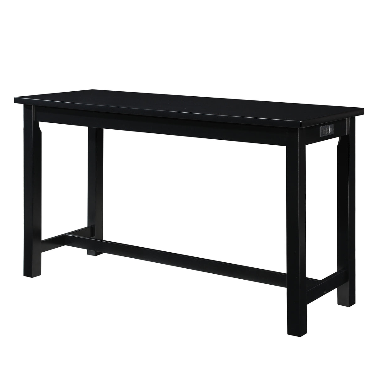 Connected Black 4-Piece Counter Height Set from Homelegance - Luna Furniture