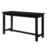 Connected Black 4-Piece Counter Height Set from Homelegance - Luna Furniture