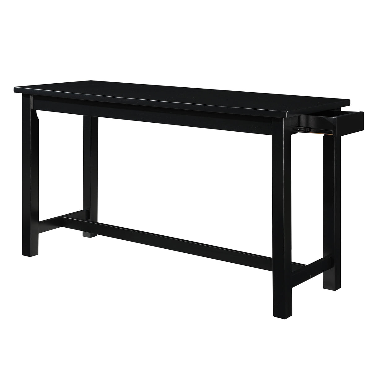 Connected Black 4-Piece Counter Height Set from Homelegance - Luna Furniture