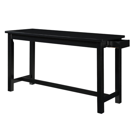 Connected Black 4-Piece Counter Height Set from Homelegance - Luna Furniture