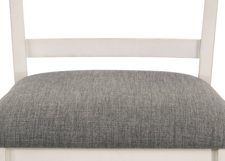 Conner Chalk/Gray Counter Height Chair, Set of 2 from Crown Mark - Luna Furniture