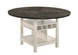 Conner Chalk/Gray Counter Height Dining Set from Crown Mark - Luna Furniture