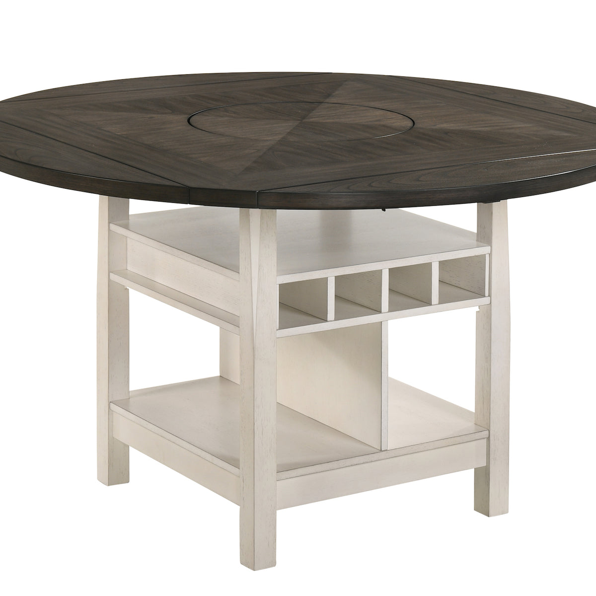 Crown Mark Conner Chalk/Gray Counter Height Table - Luna Furniture