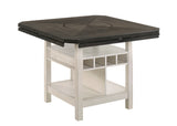 Conner Chalk/Gray Counter Height Table from Crown Mark - Luna Furniture
