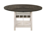 Conner Chalk/Gray Counter Height Table from Crown Mark - Luna Furniture