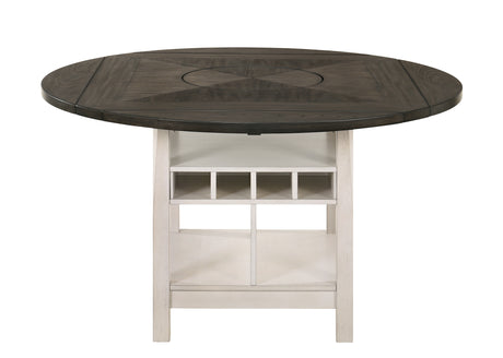 Conner Chalk/Gray Counter Height Table from Crown Mark - Luna Furniture