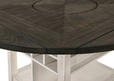 Conner Chalk/Gray Counter Height Table from Crown Mark - Luna Furniture
