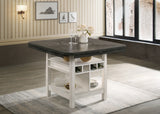 Conner Chalk/Gray Counter Height Table from Crown Mark - Luna Furniture
