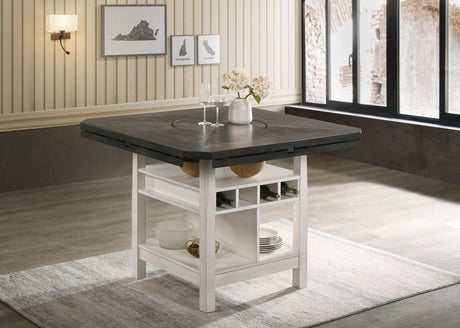 Conner Chalk/Gray Counter Height Table from Crown Mark - Luna Furniture