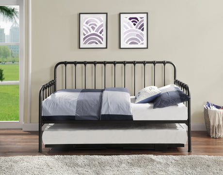 Constance Black Daybed With Lift-Up Trundle from Homelegance - Luna Furniture