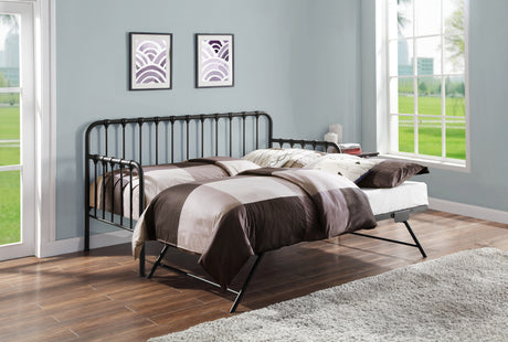 Constance Black Daybed With Lift-Up Trundle from Homelegance - Luna Furniture
