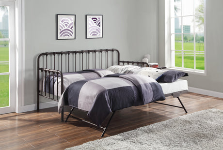 Constance Dark Bronze Daybed With Lift-Up Trundle from Homelegance - Luna Furniture