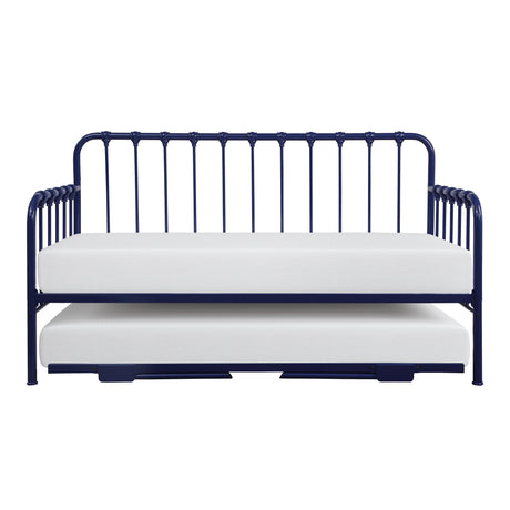Constance Navy Blue Daybed With Lift-Up Trundle from Homelegance - Luna Furniture