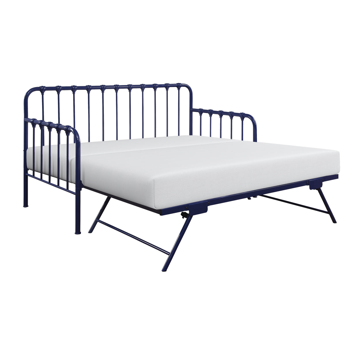 Constance Navy Blue Daybed With Lift-Up Trundle from Homelegance - Luna Furniture