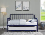 Constance Navy Blue Daybed With Lift-Up Trundle from Homelegance - Luna Furniture