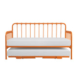 Constance Orange Daybed With Lift-Up Trundle from Homelegance - Luna Furniture