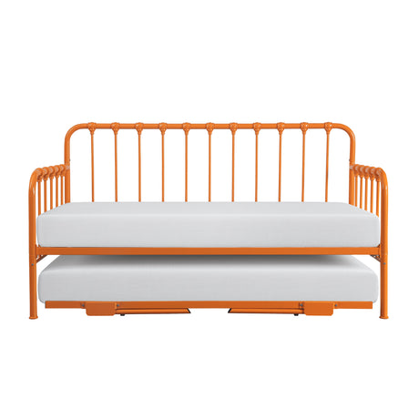 Constance Orange Daybed With Lift-Up Trundle from Homelegance - Luna Furniture