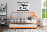 Constance Orange Daybed With Lift-Up Trundle from Homelegance - Luna Furniture